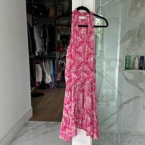 Gorgeous pink, red and white floral sleeveless dress from ALC